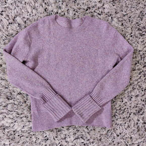 Retro Lilac Purple Soft Pastel Multicolour Sweater - Picture 1 of 5